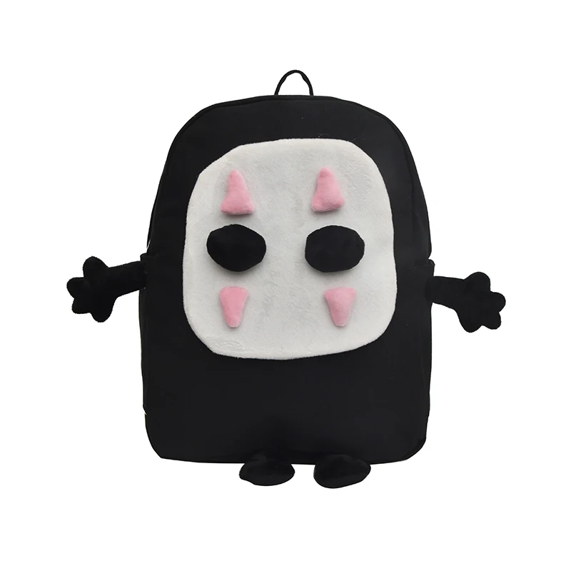 Japanese Retro Cartoon Anime Tonari no Totoro Black Faceless Male Woman Backpacks Personality Canvas Appliques Bags Backpacks
Japanese Retro Cartoon Anime Tonari no Totoro Black Faceless Male Woman Backpacks Personality Canvas Appliques Bags Backpacks