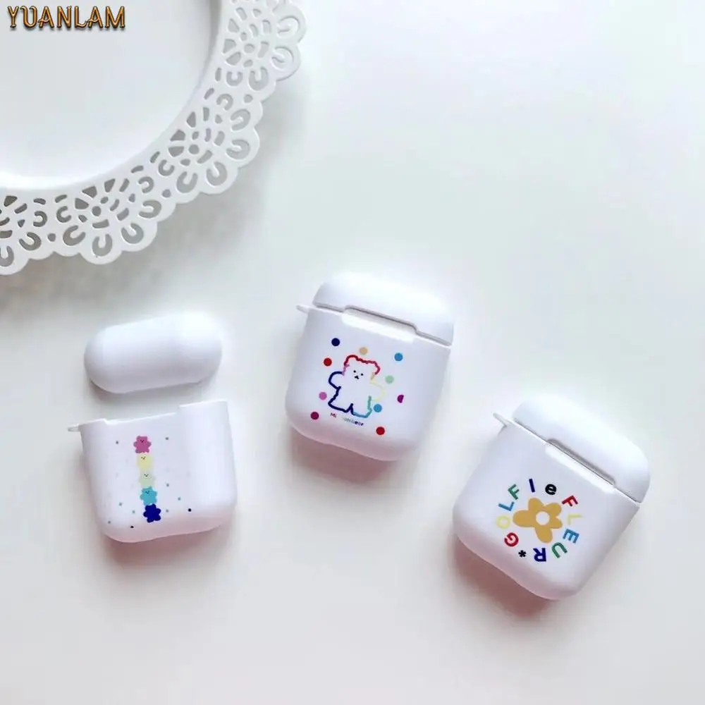 Case for Airpods Silicone Accessories Bluetooth Earphone Protective Cover Bag Cute Cartoon bear pattern for Apple airpods
Case for Airpods Silicone Accessories Bluetooth Earphone Protective Cover Bag Cute Cartoon bear pattern for Apple airpods