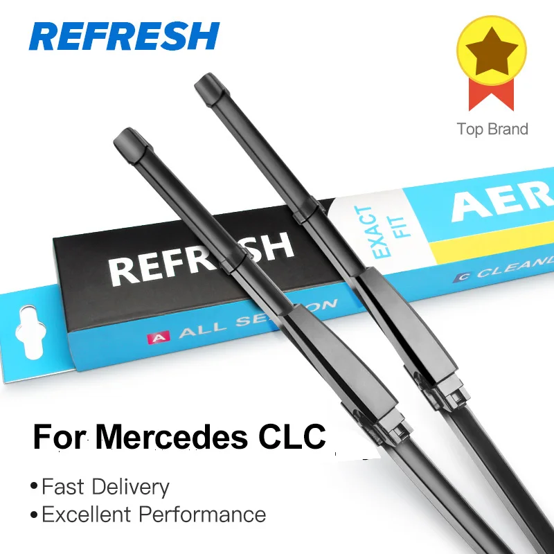 REFRESH Wiper Blades for Mercedes Benz CLC Class CL203 Fit Slider Arms 160 180 200 220 230 320 350 BlueEFFICIENCY KOMPRESSOR CDI
REFRESH Wiper Blades for Mercedes Benz CLC Class CL203 Fit Slider Arms 160 180 200 220 230 320 350 BlueEFFICIENCY KOMPRESSOR CDI