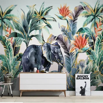 Custom 3d wallpaper mural hand-painted Nordic forest animal tropical plant landscape wall - high-grade waterproof material
Custom 3d wallpaper mural hand-painted Nordic forest animal tropical plant landscape wall - high-grade waterproof material