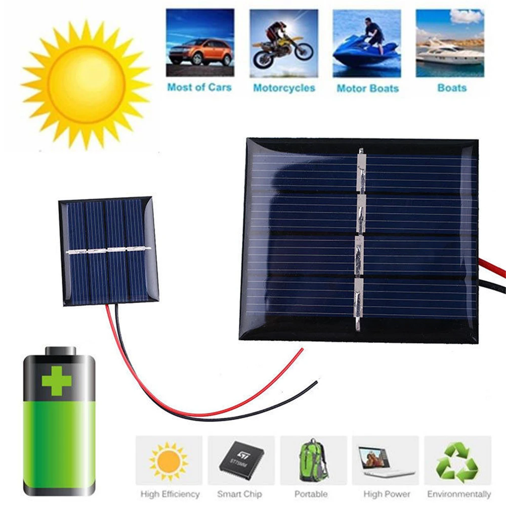 BCMaster DC 6V 2W 330mA Epoxy Sunpower Solar Power Panel DIY Module Cell Phone Battery Charger Car Boat Rechargeable Outdoor
BCMaster DC 6V 2W 330mA Epoxy Sunpower Solar Power Panel DIY Module Cell Phone Battery Charger Car Boat Rechargeable Outdoor