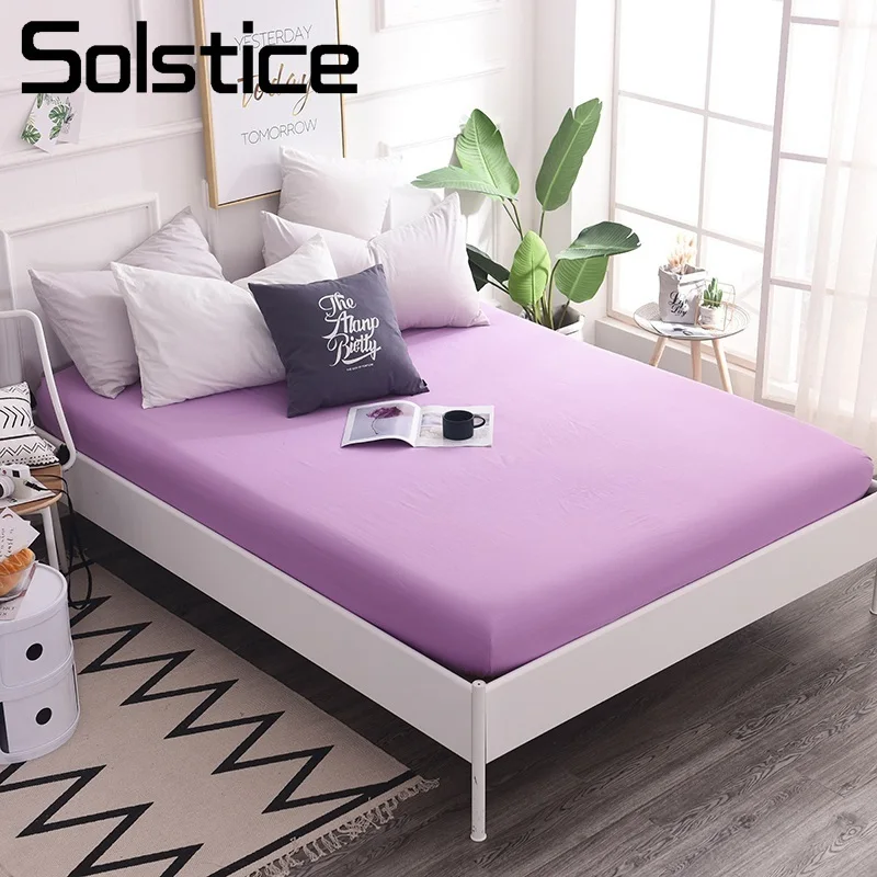 Solstice Home Textile Bedding Mattress Cover Cotton 100% Solid Light Purple Fitted Sheet For Woman Adult Kid Lady Girl Brief Set
Solstice Home Textile Bedding Mattress Cover Cotton 100% Solid Light Purple Fitted Sheet For Woman Adult Kid Lady Girl Brief Set