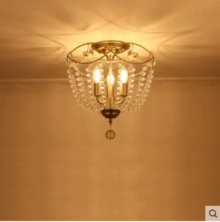 American ceiling lamp bedroom crystal lamp European study creative personality restaurant lamp modern minimalist French lamp
American ceiling lamp bedroom crystal lamp European study creative personality restaurant lamp modern minimalist French lamp
