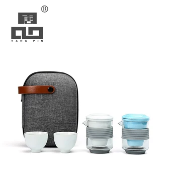 TANGPIN glass teapot teacups ceramic tea sets portable glass travel tea set with travel bag
TANGPIN glass teapot teacups ceramic tea sets portable glass travel tea set with travel bag
