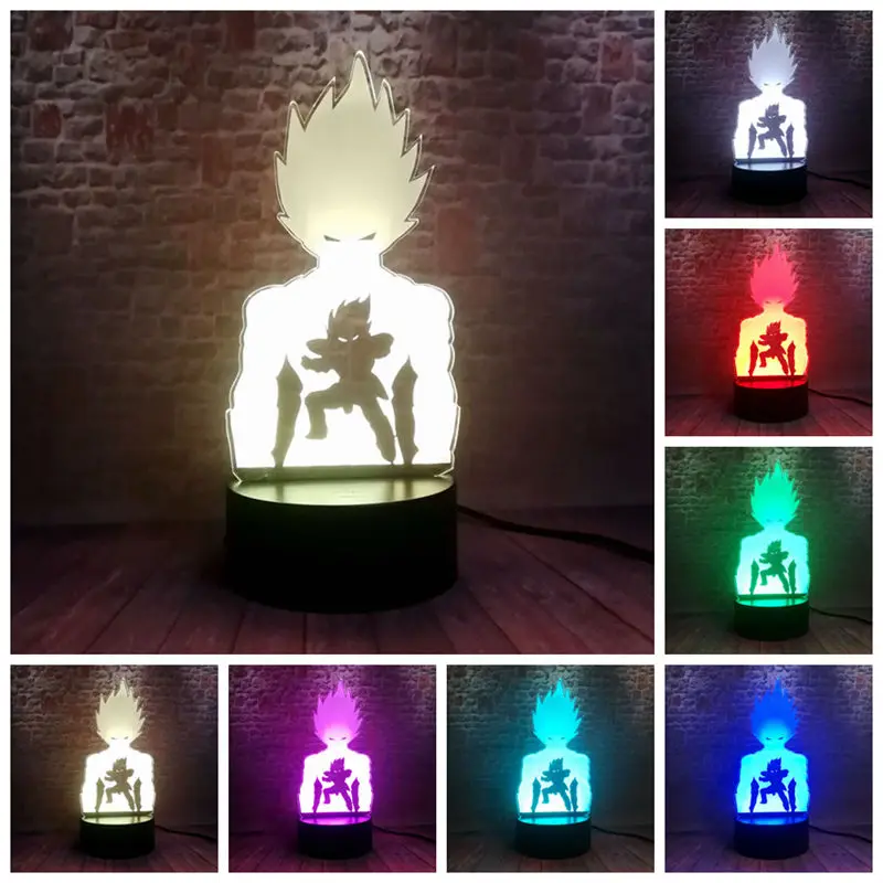 Dragon Ball Super Saiyan Anime Figma Model 3D Illusion LED NightLight 7 Colors Chinging Light Dragon Ball Z Figure Model Toys
Dragon Ball Super Saiyan Anime Figma Model 3D Illusion LED NightLight 7 Colors Chinging Light Dragon Ball Z Figure Model Toys