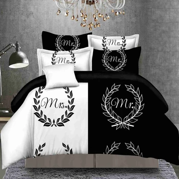 TUTUBIRD-Black and white lovers Bedding Set bridegroom Her side Duvet Cover bohemian boho style garland Bedspread bedlinen
TUTUBIRD-Black and white lovers Bedding Set bridegroom Her side Duvet Cover bohemian boho style garland Bedspread bedlinen