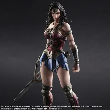 Play Arts Kai Wonder Woman Action Figures PVC Toys Dawn of Justice 260mm Anime Movie Superman VS Bat Man Playarts Kai Model
Play Arts Kai Wonder Woman Action Figures PVC Toys Dawn of Justice 260mm Anime Movie Superman VS Bat Man Playarts Kai Model