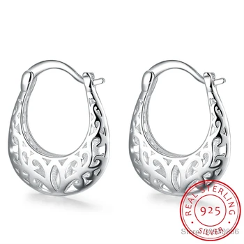 925 Sterling Silver Hoop Earrings New Handbag Shaped Flower Patterns Fashion Party Earrings for Women Jewelry
925 Sterling Silver Hoop Earrings New Handbag Shaped Flower Patterns Fashion Party Earrings for Women Jewelry
