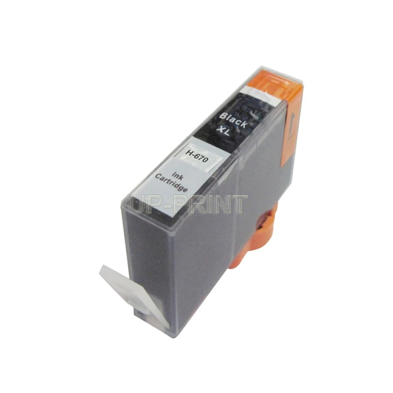 UP 1X black INK CARTRIDGES compatible for hp670 670XL for Deskjet 3525 4615 4625 5525 6525 PRINTER with ink with chip
UP 1X black INK CARTRIDGES compatible for hp670 670XL for Deskjet 3525 4615 4625 5525 6525 PRINTER with ink with chip