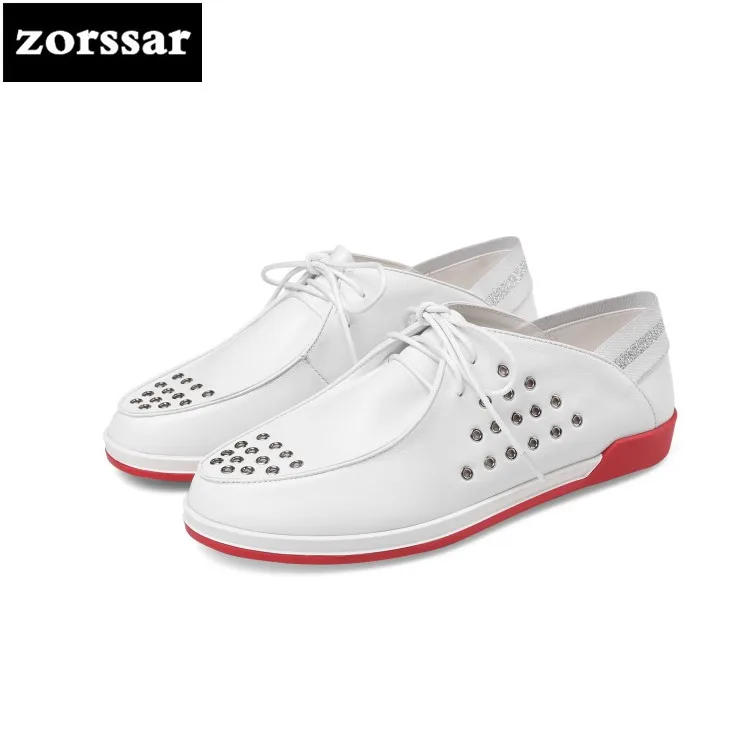 {Zorssar} 2018 New Summer Flats women Shoes Genuine Leather Leisure women flat Loafers Casual women sneakers shoes Breathable
{Zorssar} 2018 New Summer Flats women Shoes Genuine Leather Leisure women flat Loafers Casual women sneakers shoes Breathable