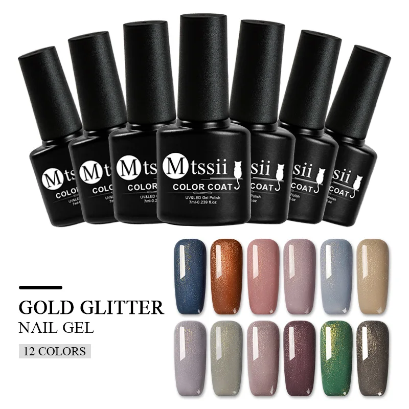 Shining Manicure Nail Polish 7ml Sequin Mixed Gel Varnish Nude Gold Gel Nail Polish Soak Off UV Gel for Nail For a Manicure 1 PC
Shining Manicure Nail Polish 7ml Sequin Mixed Gel Varnish Nude Gold Gel Nail Polish Soak Off UV Gel for Nail For a Manicure 1 PC