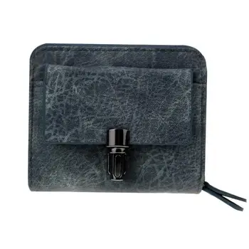 Vintage women lock wallet small short design women purse pu leather wallet female coin purse with card holders
Vintage women lock wallet small short design women purse pu leather wallet female coin purse with card holders