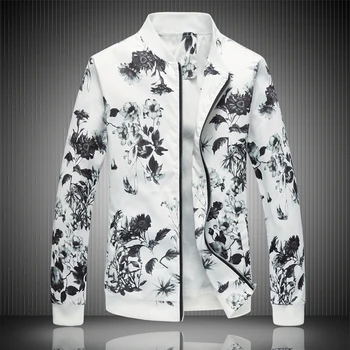 2018 Spring Men's Jacket Prints, Plus Size Fashion Youth Jacket ,Summer Men's White Suits Coat M-5XL 6XL
2018 Spring Men's Jacket Prints, Plus Size Fashion Youth Jacket ,Summer Men's White Suits Coat M-5XL 6XL