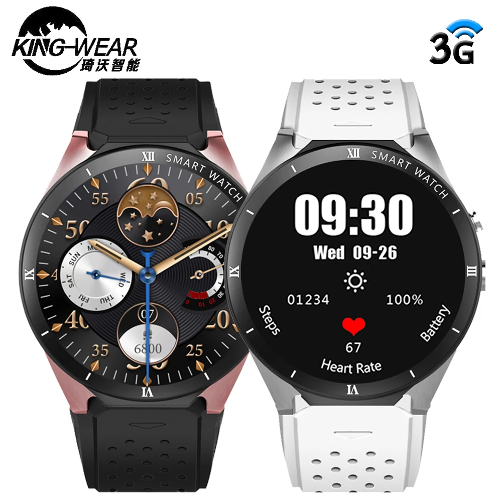 KINGWEAR KW88 Pro GPS Smart Watch Men Women RAM 1GB ROM 16GB MTK6580 Wearable Devices Android 7.0 Camera 3G Smartwatch Phone
KINGWEAR KW88 Pro GPS Smart Watch Men Women RAM 1GB ROM 16GB MTK6580 Wearable Devices Android 7.0 Camera 3G Smartwatch Phone