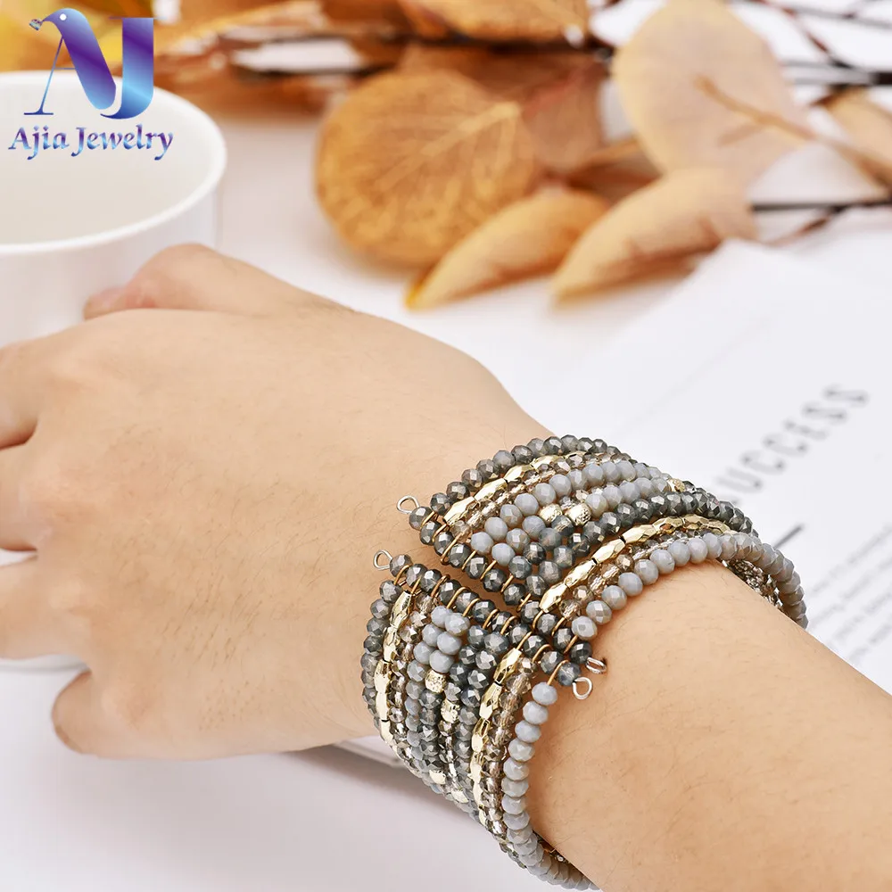 Summer Multi-layer Circle Cuff Designer Bangles For Women Boho Crystal Beads Bracelets Ethnic Women Fashion Jewelry 2019 New
Summer Multi-layer Circle Cuff Designer Bangles For Women Boho Crystal Beads Bracelets Ethnic Women Fashion Jewelry 2019 New