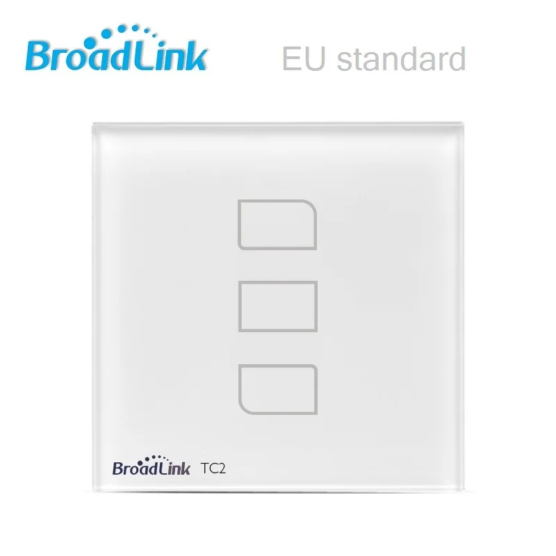 Broadlink TC2 EU Standard 3 Gang mobile Wireless Remote Control Light Switch Touch Screen by broadlink rm2,Smart Home Automation
Broadlink TC2 EU Standard 3 Gang mobile Wireless Remote Control Light Switch Touch Screen by broadlink rm2,Smart Home Automation