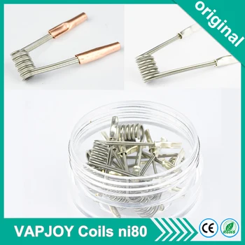 10pcs Original VAPJOY Clapton Parallel Coil ni80 0.3ohm Interlock Clapton Tortuosity 0.22ohm Prebuilt Coil heating wire
10pcs Original VAPJOY Clapton Parallel Coil ni80 0.3ohm Interlock Clapton Tortuosity 0.22ohm Prebuilt Coil heating wire