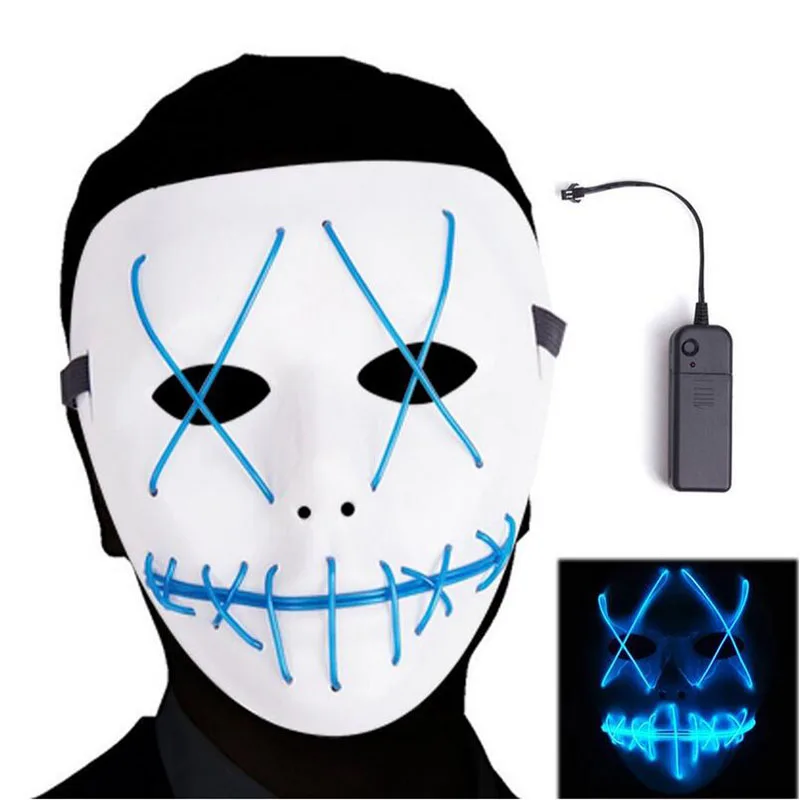 EL Wire Mask Light Up Neon Skull LED Mask For Halloween Party And Concert Scary Party Theme Cosplay Payday Series Masks
EL Wire Mask Light Up Neon Skull LED Mask For Halloween Party And Concert Scary Party Theme Cosplay Payday Series Masks
