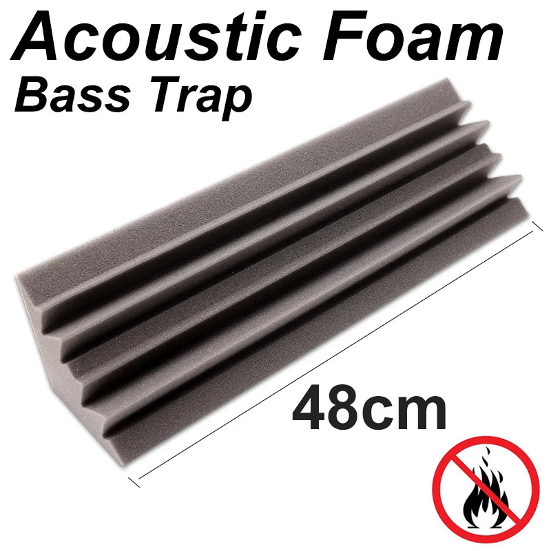 1pc 12 x 12 x 48 cm (4.7 x 4.7 x 18.8 in) Acoustic Foam Panel Bass Traps Sound Absorption Sound Treatment
1pc 12 x 12 x 48 cm (4.7 x 4.7 x 18.8 in) Acoustic Foam Panel Bass Traps Sound Absorption Sound Treatment
