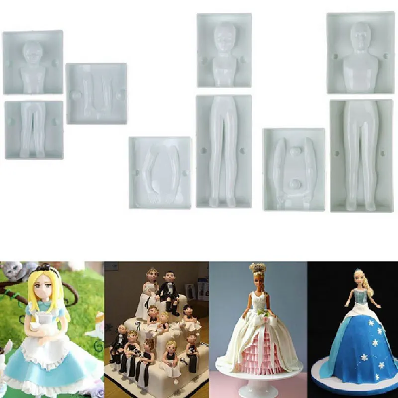 Facemile 4Set Cake Fondant Body Decorating Baking Molds Family People Man Boy Girl Child Cake Modelling Party Sugarcraft Tool
Facemile 4Set Cake Fondant Body Decorating Baking Molds Family People Man Boy Girl Child Cake Modelling Party Sugarcraft Tool