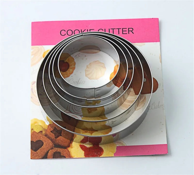 5pcs/set Round Circle Shape Metal Cookie Cutter Kitchen Bakeware Birthday Fondant Cake Mold Chocolate Stencils Baking Tools
5pcs/set Round Circle Shape Metal Cookie Cutter Kitchen Bakeware Birthday Fondant Cake Mold Chocolate Stencils Baking Tools