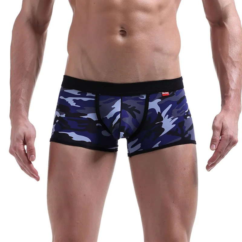Men Boxer Shorts Camouflage Printed Underwear Sexy Cotton Men Boxer U-convex Pouch Male Low Waist Boxer Shorts Trunk Homewear
Men Boxer Shorts Camouflage Printed Underwear Sexy Cotton Men Boxer U-convex Pouch Male Low Waist Boxer Shorts Trunk Homewear