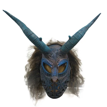 Erik Killmonger Mask Latex with Hair Helmet Black Panther Movie Cosplay Mask
Erik Killmonger Mask Latex with Hair Helmet Black Panther Movie Cosplay Mask