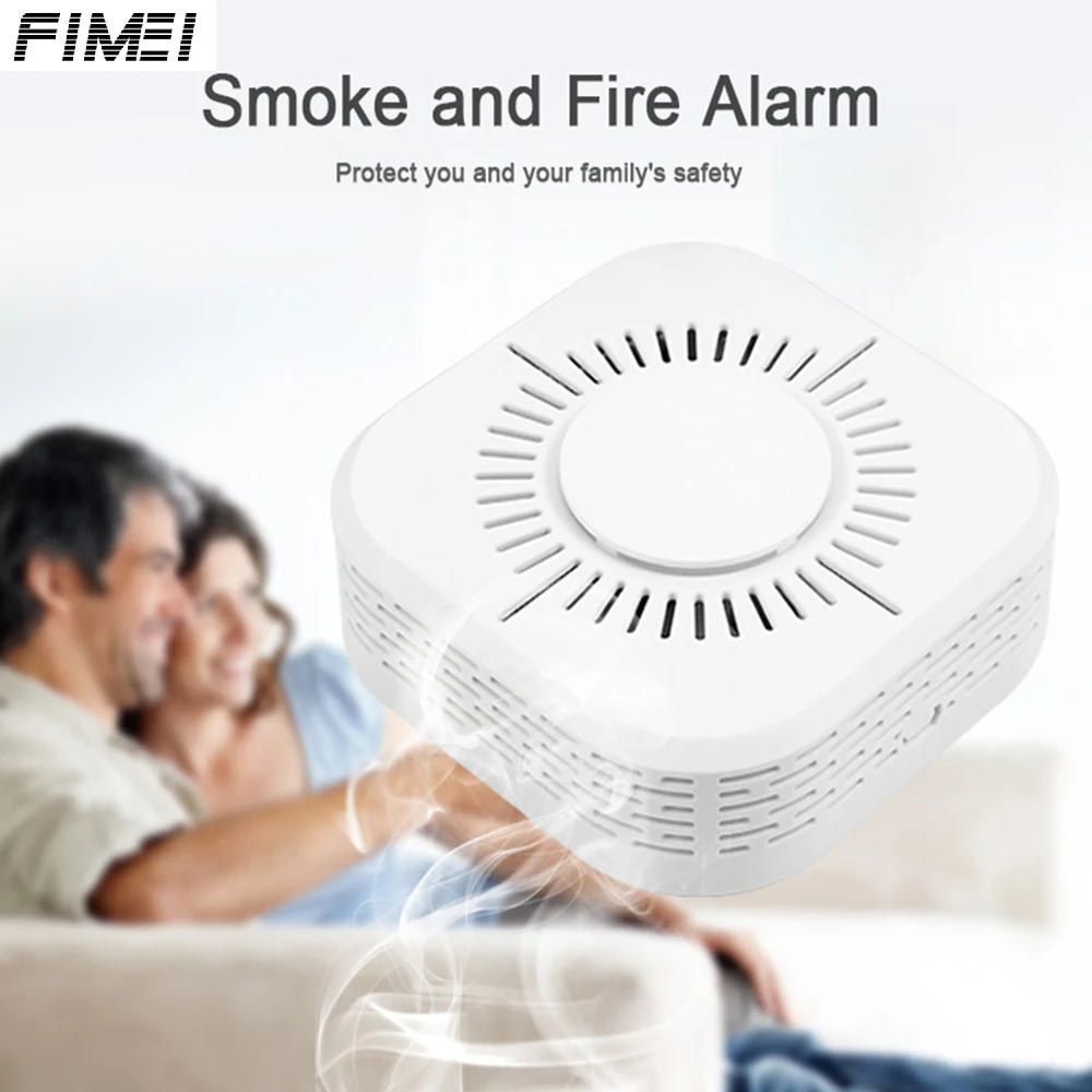 FIMEI C50W Высокая чувствительность Беспроводной безопасности Дым пожарный детектор