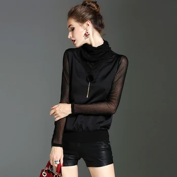 New Arrival 2017 Womens Fashion Autumn Winter Turtleneck Loose Black Under Shirts Female Casual Plus Size Long Sleeve OL T Shirt
New Arrival 2017 Womens Fashion Autumn Winter Turtleneck Loose Black Under Shirts Female Casual Plus Size Long Sleeve OL T Shirt