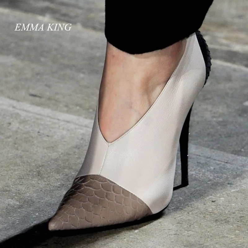 Fashion Contrast Colors Python Pointed Toe Women Pumps Stilettos Shallow Ladies Party Shoes 2019 Slip-On Style High Heels Pumps
Fashion Contrast Colors Python Pointed Toe Women Pumps Stilettos Shallow Ladies Party Shoes 2019 Slip-On Style High Heels Pumps