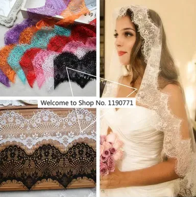 15m/ lot Eyelash Lace Fabric 8cm DIY Decorative High Quality Soft Off White Nylon Eyelash Lace Trim Wedding Dress Fabric
15m/ lot Eyelash Lace Fabric 8cm DIY Decorative High Quality Soft Off White Nylon Eyelash Lace Trim Wedding Dress Fabric