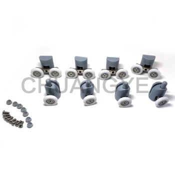 SET OF 8 SHOWER DOOR ROLLERS RUNNERS WHEELS PULLERS 20, 22, 23, 25, 27
SET OF 8 SHOWER DOOR ROLLERS RUNNERS WHEELS PULLERS 20, 22, 23, 25, 27
