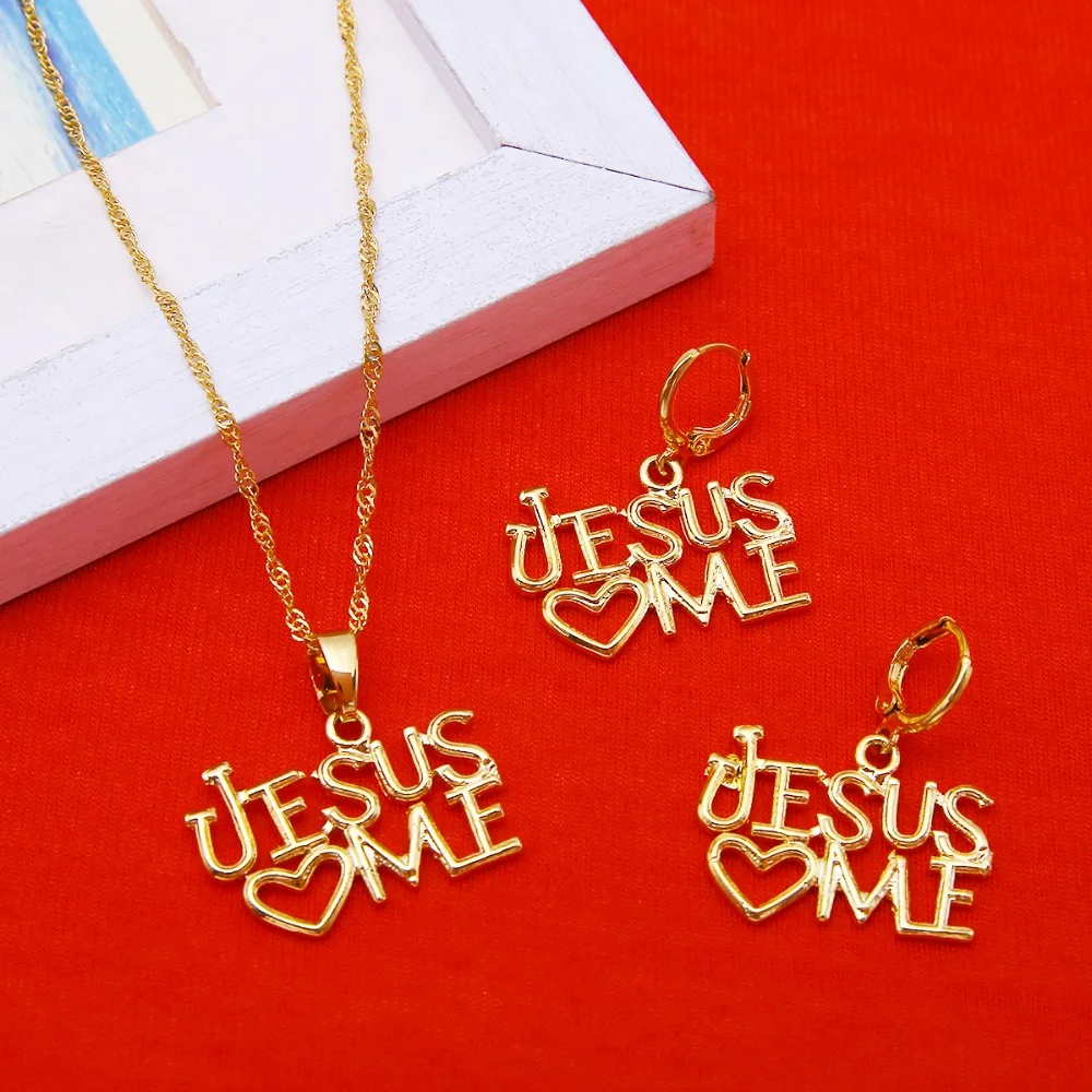 Jesus Love Me Heart Jewelry Set For Men Women Gift Gold Color Christ Savior Redeemer Deliverer Jewelry Set
Jesus Love Me Heart Jewelry Set For Men Women Gift Gold Color Christ Savior Redeemer Deliverer Jewelry Set