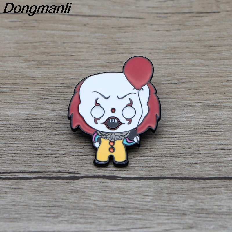 L2985 Horror Movie Stephen King's It Enamel Pin Brooches Cartoon Creative Metal Brooch Pins Denim Hat Badge Collar Jewelry 1pcs
L2985 Horror Movie Stephen King's It Enamel Pin Brooches Cartoon Creative Metal Brooch Pins Denim Hat Badge Collar Jewelry 1pcs