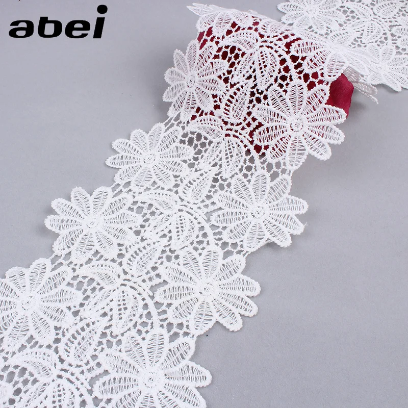 11cm 2yard Water soluble embroidery lace silk bilateral wavy lace Clothing accessories Lace Diy Sewing dress curtain trimming
11cm 2yard Water soluble embroidery lace silk bilateral wavy lace Clothing accessories Lace Diy Sewing dress curtain trimming
