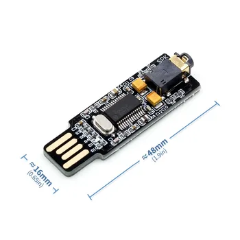 VHM-305 PCM2704 Mini USB Audio DAC Decoder Board Driver module for PC laptop hifi amplifier A7-018
VHM-305 PCM2704 Mini USB Audio DAC Decoder Board Driver module for PC laptop hifi amplifier A7-018