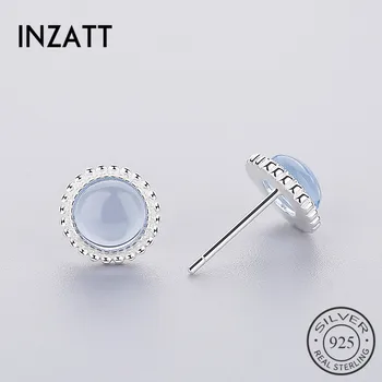 INZATT Minimalist glass Stud Earrings Creative Real 925 Sterling Silver Women Birthday Fine Jewelry Accessories Gift
INZATT Minimalist glass Stud Earrings Creative Real 925 Sterling Silver Women Birthday Fine Jewelry Accessories Gift
