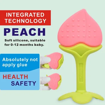 Fruits Teether Kids Teether Child Toy Silicone Toothbrush Environmentally Safe Tasteless Children Molar Rods For Fun 0-12 months
Fruits Teether Kids Teether Child Toy Silicone Toothbrush Environmentally Safe Tasteless Children Molar Rods For Fun 0-12 months