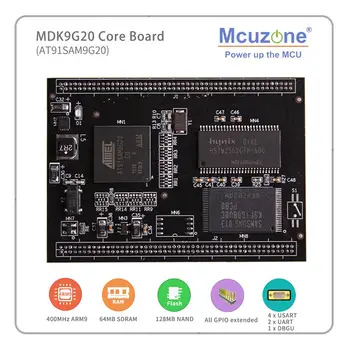MDK9G20 AT91SAM9G20 ARM9 core board , 400MHz 64M SDRAM 128M NAND, 9G20 SAM9G20 91SAM9G20 ATMEL CAMERA USART TFT LCD
MDK9G20 AT91SAM9G20 ARM9 core board , 400MHz 64M SDRAM 128M NAND, 9G20 SAM9G20 91SAM9G20 ATMEL CAMERA USART TFT LCD