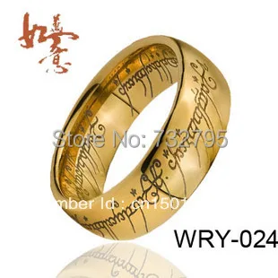 Бесплатная доставка Властелин колец вольфрамовое кольцо 3 различных цвета 8 мм