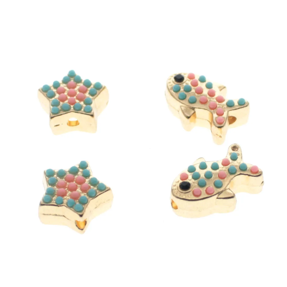 Lavida 20pcs Metal Star Fish Gold Loose Spacer Charms Beads Fit Jewelry Making Bracelet DIY Findings
Lavida 20pcs Metal Star Fish Gold Loose Spacer Charms Beads Fit Jewelry Making Bracelet DIY Findings