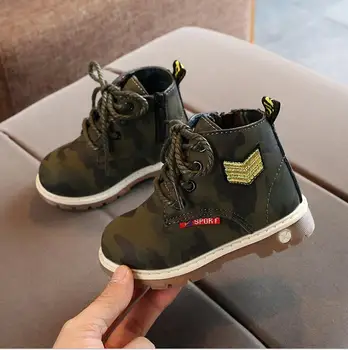 New Children Shoes Autumn Winter Ankle Boots Boys Camouflage PU Leather Boots Kids Student Short Baby Toddler Boot
New Children Shoes Autumn Winter Ankle Boots Boys Camouflage PU Leather Boots Kids Student Short Baby Toddler Boot