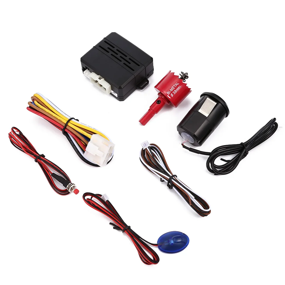12V Universal Car Alarm System Fingerprint Start-up Auto Anti-theft Device One-way Security Burglar Alarm Kit Car Styling 5mA
12V Universal Car Alarm System Fingerprint Start-up Auto Anti-theft Device One-way Security Burglar Alarm Kit Car Styling 5mA