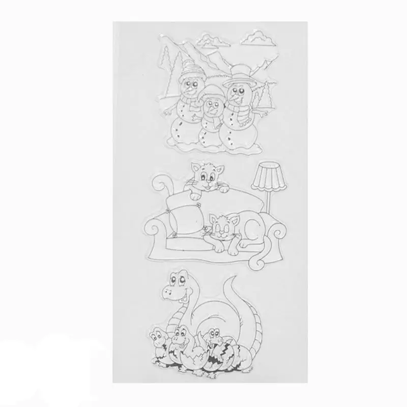 DIY Silicone Painting Stencil With Cartoon Animal Dragon Pattern As Stamps Album Decorative Template Drawing Helper Tool
DIY Silicone Painting Stencil With Cartoon Animal Dragon Pattern As Stamps Album Decorative Template Drawing Helper Tool
