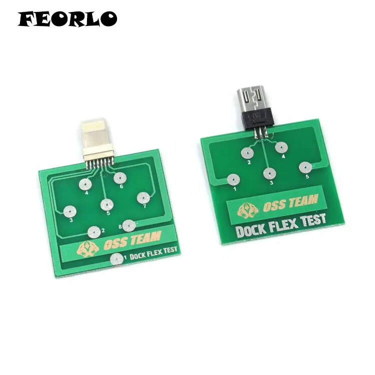 FEORLO lightning USB Dock Flex Test Board Check Resistance Of Tristar Chip for iPhone X 8 7 6 6S And Samsung
FEORLO lightning USB Dock Flex Test Board Check Resistance Of Tristar Chip for iPhone X 8 7 6 6S And Samsung
