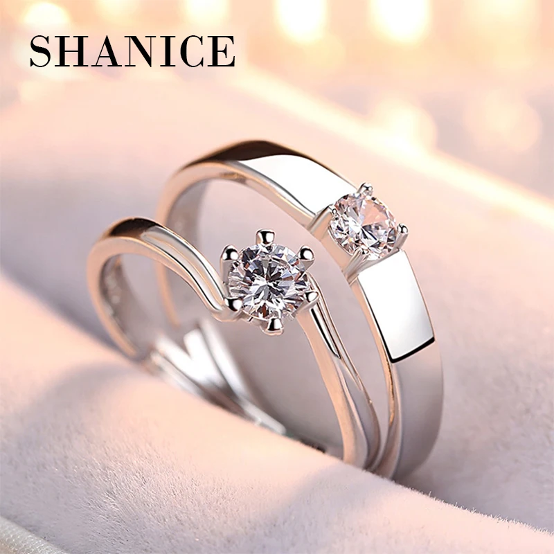 SHANICE 100% 925 Silver Open Ring Engagement Woman Cubic Zirconia Ring For Mmen Women Ring Set Bijoux Ladies Lover Wedding
SHANICE 100% 925 Silver Open Ring Engagement Woman Cubic Zirconia Ring For Mmen Women Ring Set Bijoux Ladies Lover Wedding