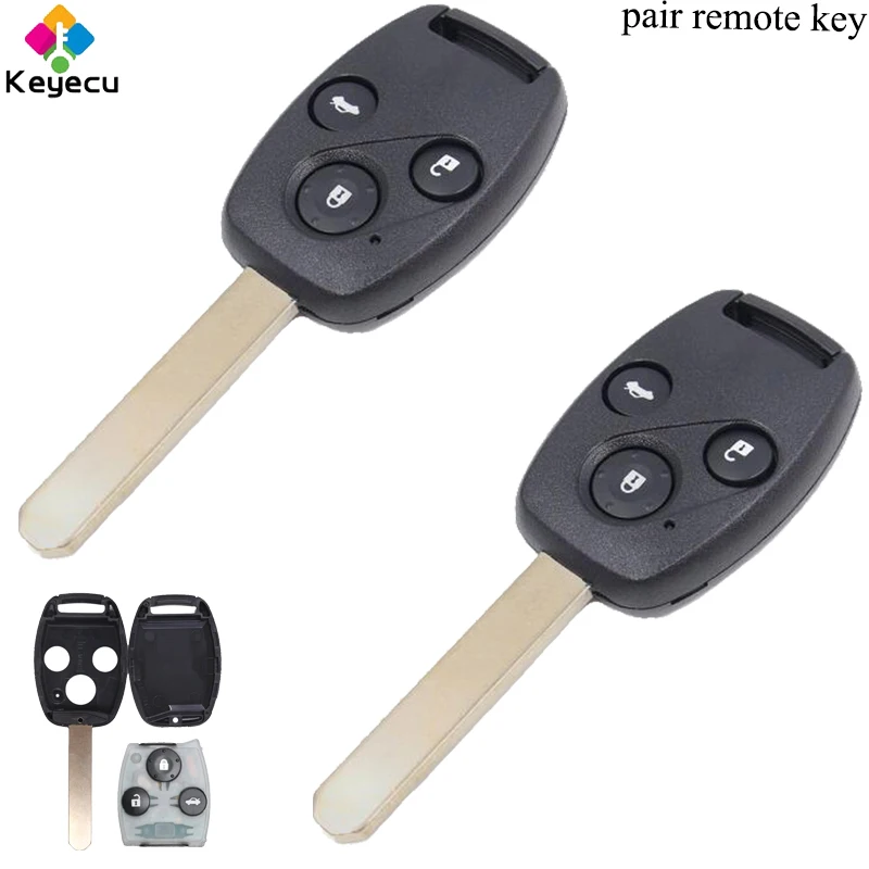 KEYECU Pair Remote Key - 3 Buttons & ID46 Chip & 313.8MHz- FOB for Honda Civic LX COUPE 2D/ SEDAN 4D 2006-2012 ODYSSEY 2011 2012
KEYECU Pair Remote Key - 3 Buttons & ID46 Chip & 313.8MHz- FOB for Honda Civic LX COUPE 2D/ SEDAN 4D 2006-2012 ODYSSEY 2011 2012