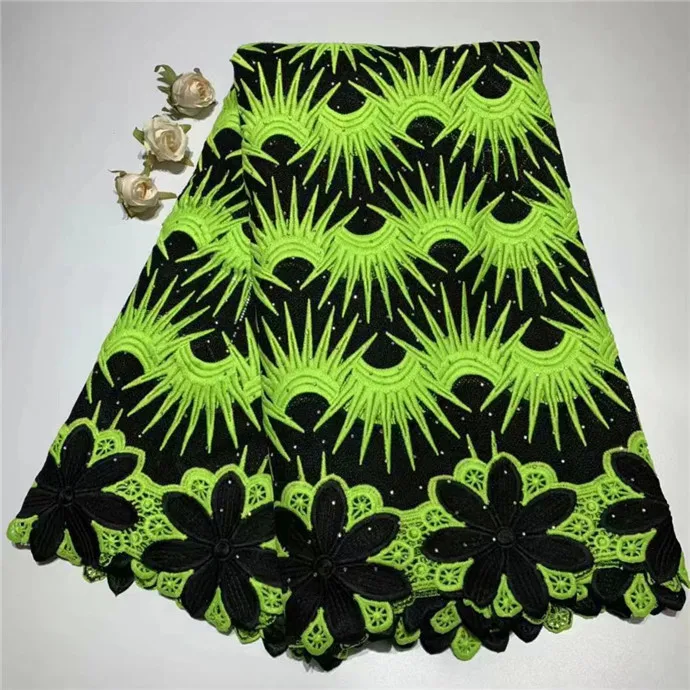 2019 New green African Milk Silk Lace Fabric 5 Yards High Quality Cord Lace Water Soluble Nigerian Lace Fabric For Party(TS-2-19
2019 New green African Milk Silk Lace Fabric 5 Yards High Quality Cord Lace Water Soluble Nigerian Lace Fabric For Party(TS-2-19