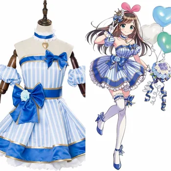 Anime A.I.Channel Kizuna AI Cosplay Costume Blue Cute Dress Halloween Carnival Costumes Girls Women Uniform Dress Custom Made
Anime A.I.Channel Kizuna AI Cosplay Costume Blue Cute Dress Halloween Carnival Costumes Girls Women Uniform Dress Custom Made