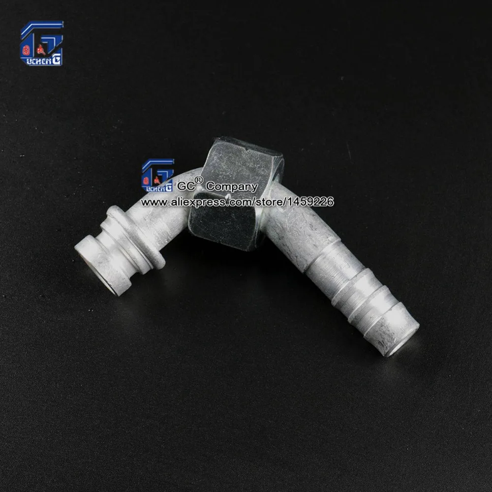 #10 13mm Barbed Fitting 90 Degree O-Ring Female Thread M24x1.5 for A/C Air Conditioning Reduced Barrier Hose 5/8
#10 13mm Barbed Fitting 90 Degree O-Ring Female Thread M24x1.5 for A/C Air Conditioning Reduced Barrier Hose 5/8